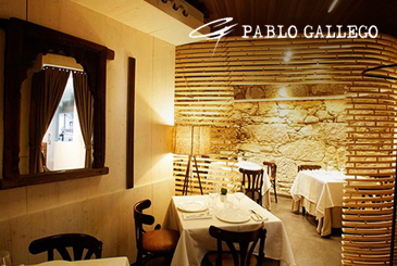 Menú degustación para 2 personas de cocina creativa en rte. Pablo Gallego